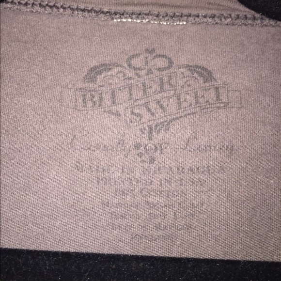 bleach splattered Bitter Sweet Floral Love Tee - Picture 4 of 8